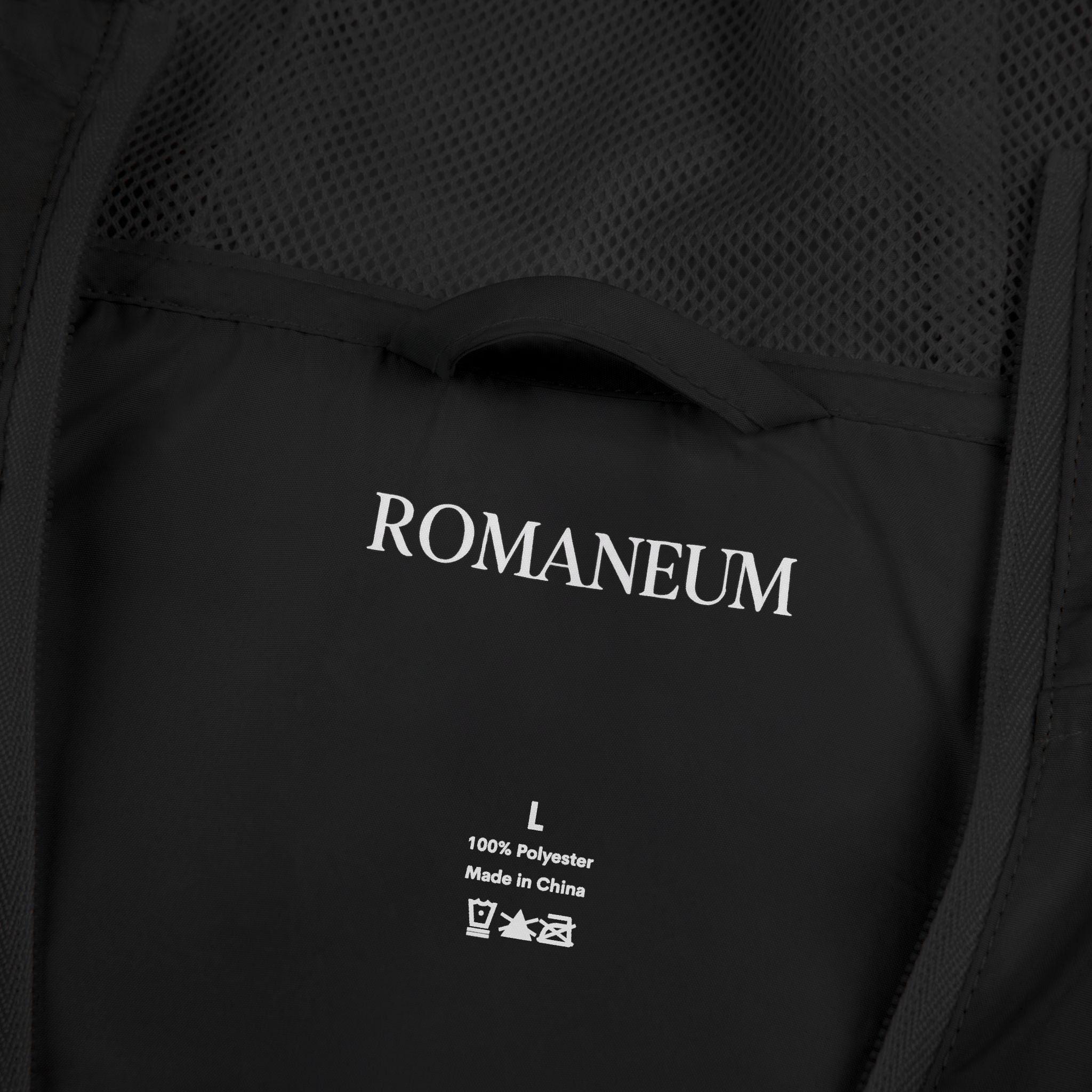 Memento Mori Skull Windbreaker Jacket — Romanum Gothic Hooded Windbreaker