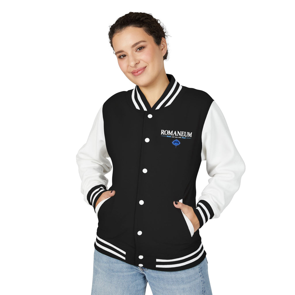 Romaneum Eye Graphic Varsity Jacket