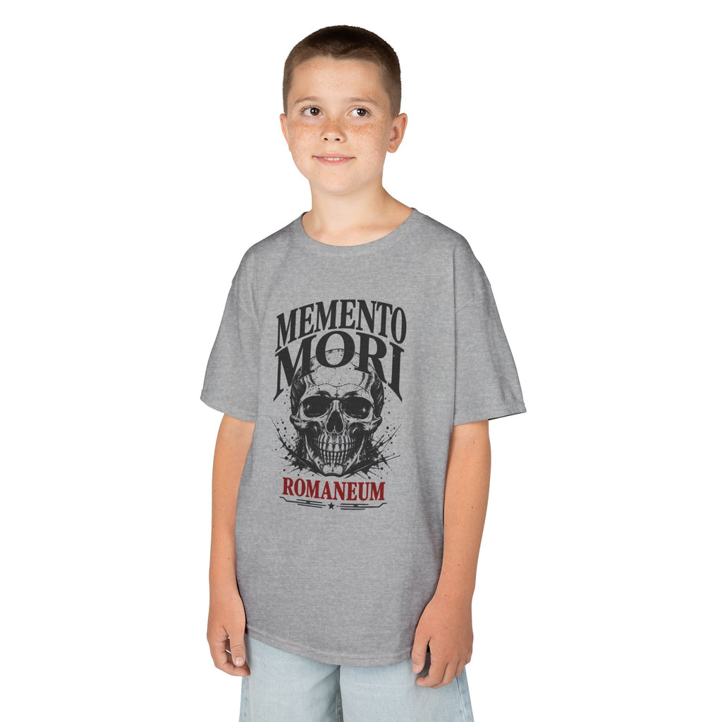 Kids T-Shirt — "Memento Mori" Skull Romaneum Tee