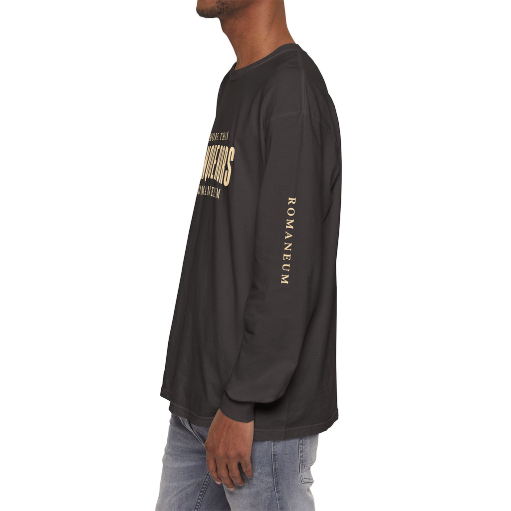 Conquerors Long Sleeve Tee — "More Than Conquerors" Romaneum