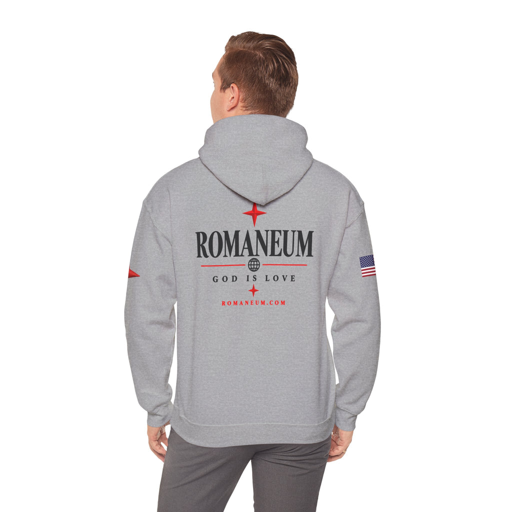 Romaneum ‘Amor’ Hoodie — God Is Love Graphic Sweatshirt