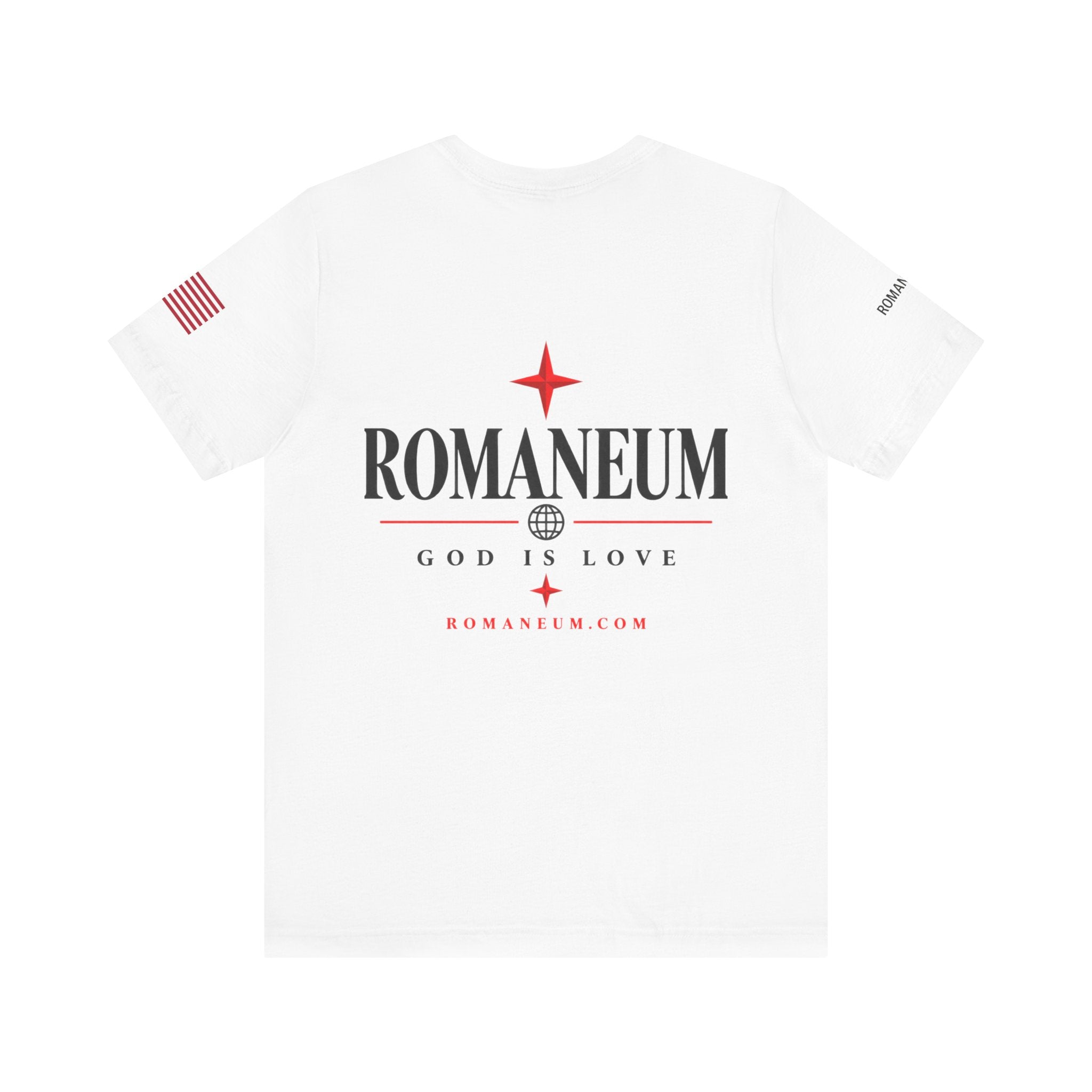 Romaneum 'AMOR/ROMA' God Is Love Graphic Tee