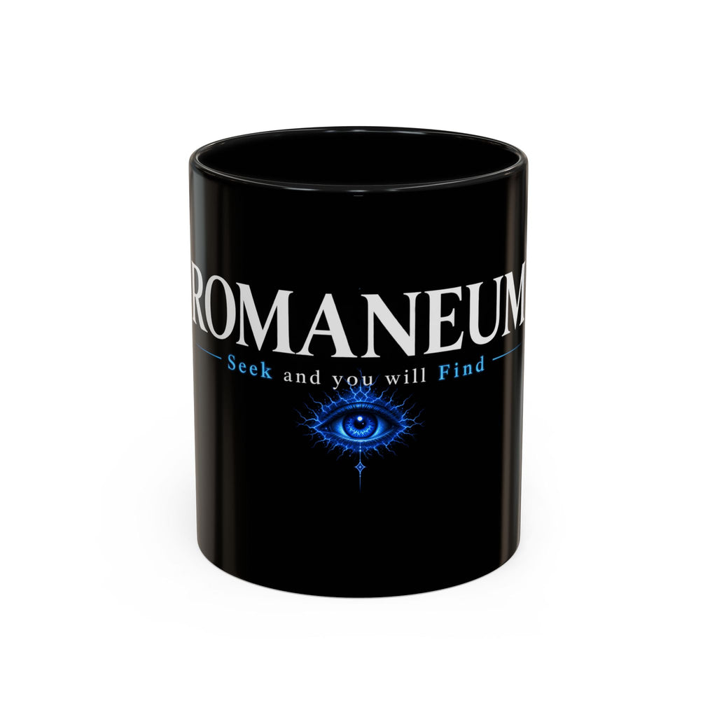 "Seek and You Will Find" Inspirational Black Mug