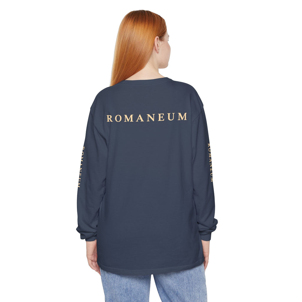 Conquerors Long Sleeve Tee — "More Than Conquerors" Romaneum