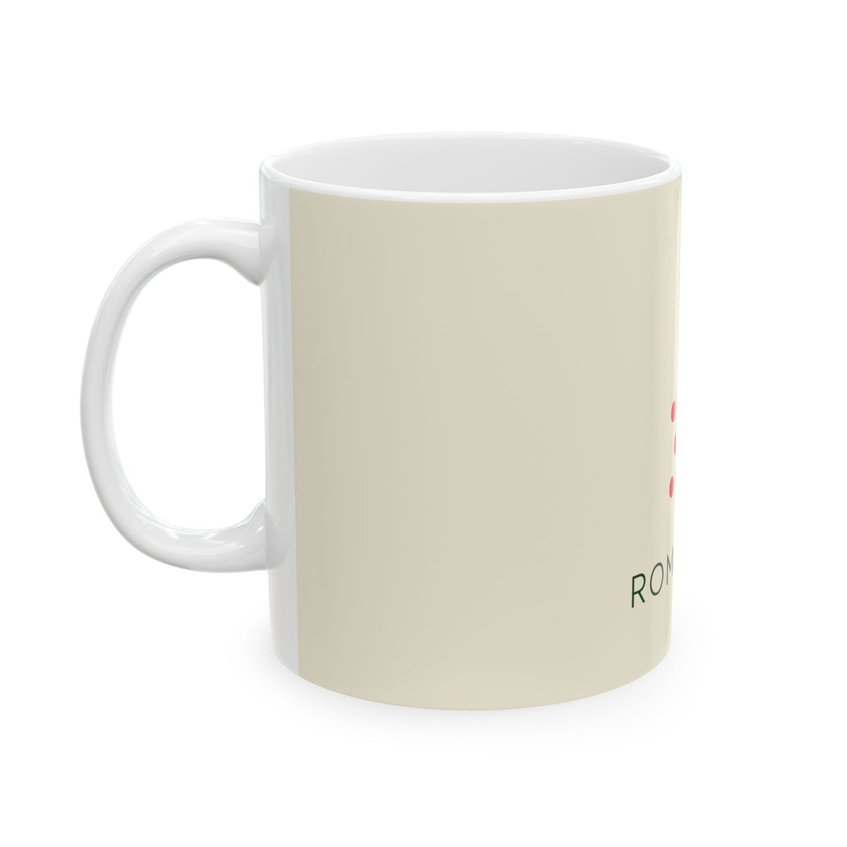 Romaneum Christmas Ceramic Mug — Classic Branded Coffee Cup (11oz, 15oz)