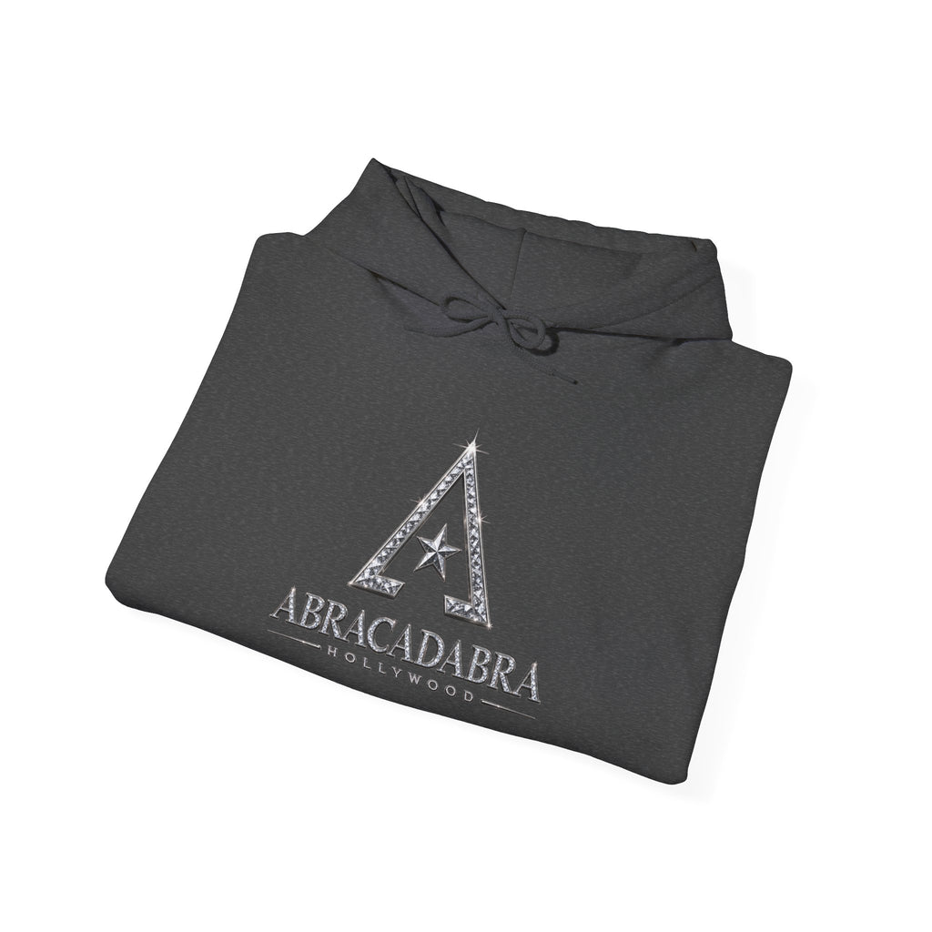 Abracadabra Triangle Logo Hoodie — Mystical Graphic Pullover