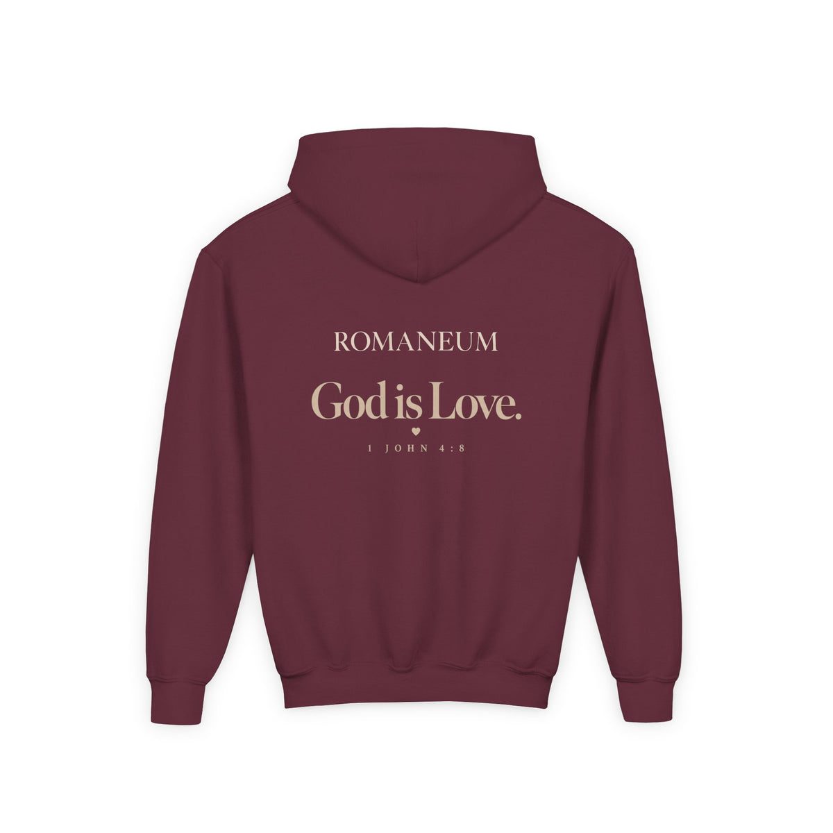 Youth Hoodie — To Live Is Christ / God Is Love Sweatshirt