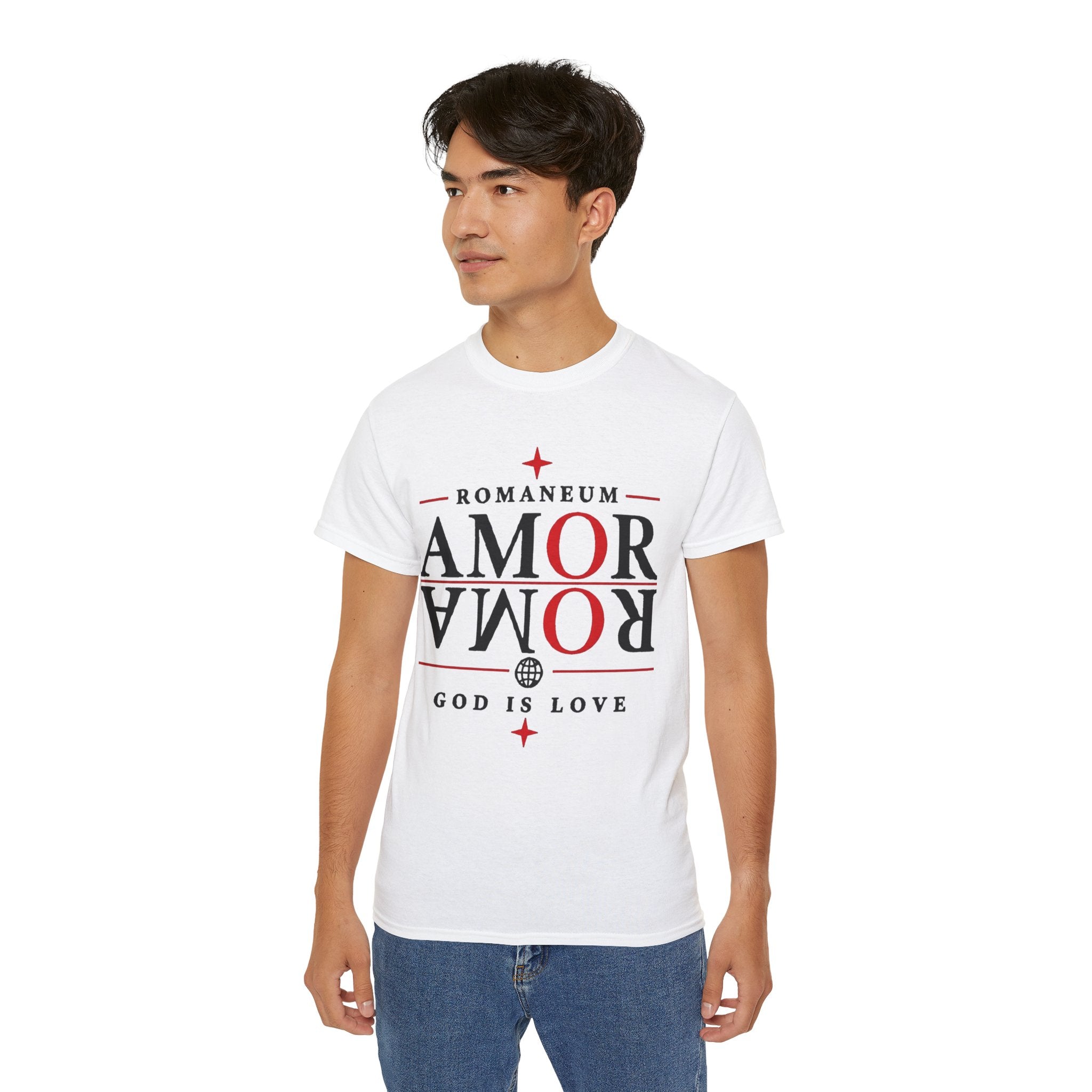 Romaneum AMOR/ROMA God Is Love Graphic Tee