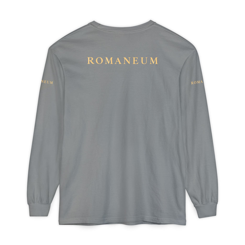 "Rejoice in the Lord Always" Unisex Garment-dyed Long Sleeve T-Shirt