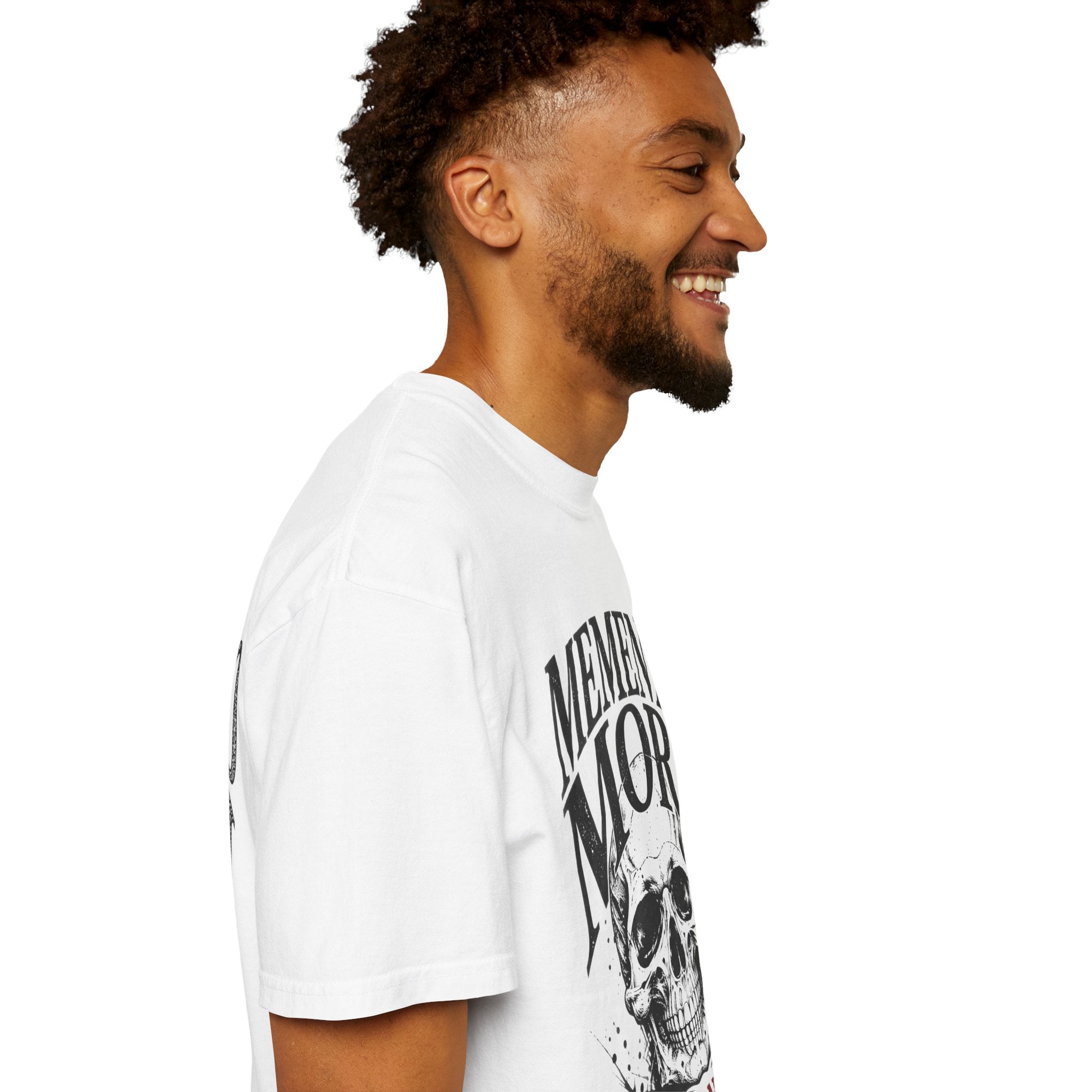 Memento Mori Skull T‑Shirt — Romaneum Gothic Graphic Tee