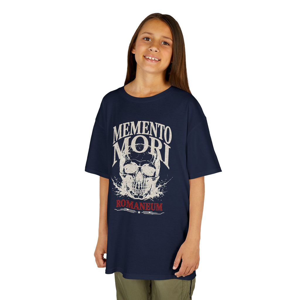Kids T-Shirt — "Memento Mori" Skull Romaneum Tee