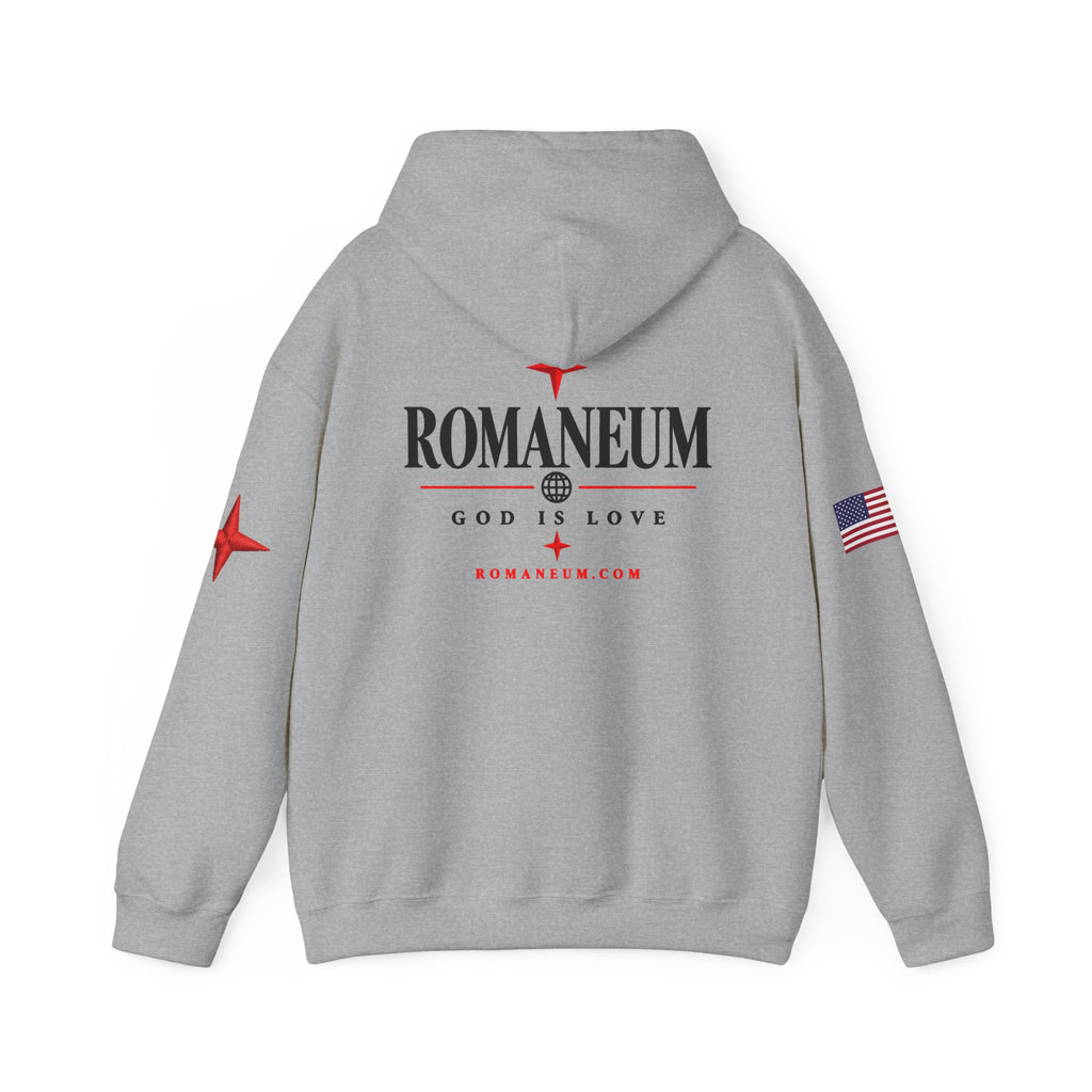 Romaneum ‘Amor’ Hoodie — God Is Love Graphic Sweatshirt