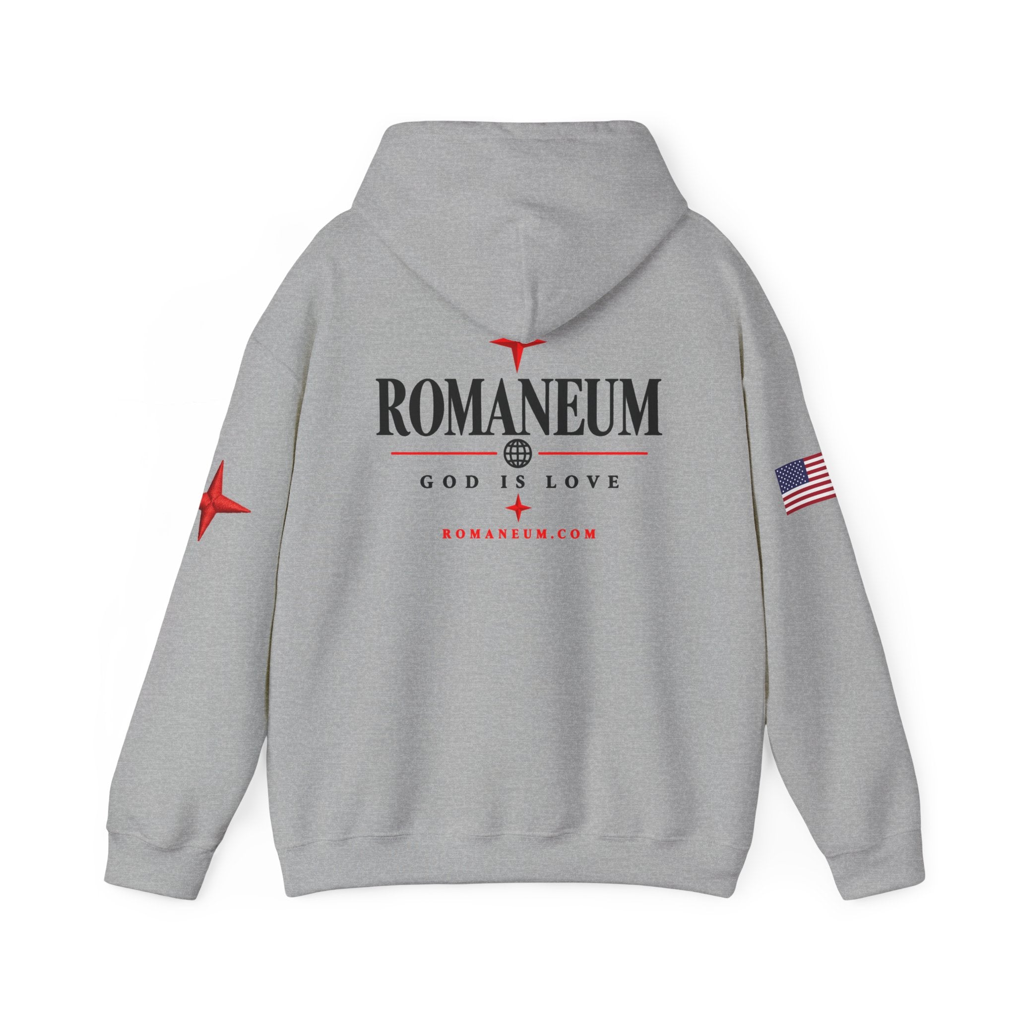 Romaneum ‘Amor’ Hoodie — God Is Love Graphic Sweatshirt