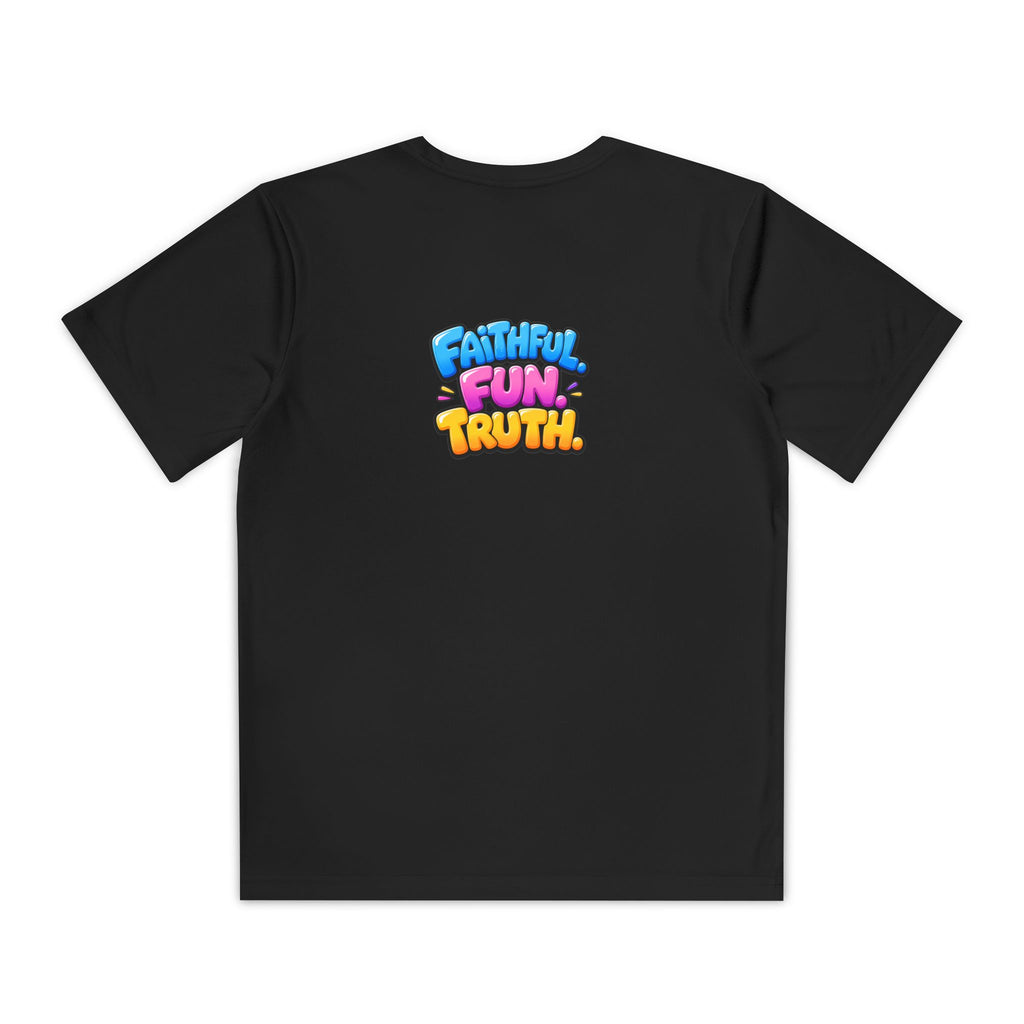 Youth T-Shirt — "God Is Good" Colorful Kids Faith Tee