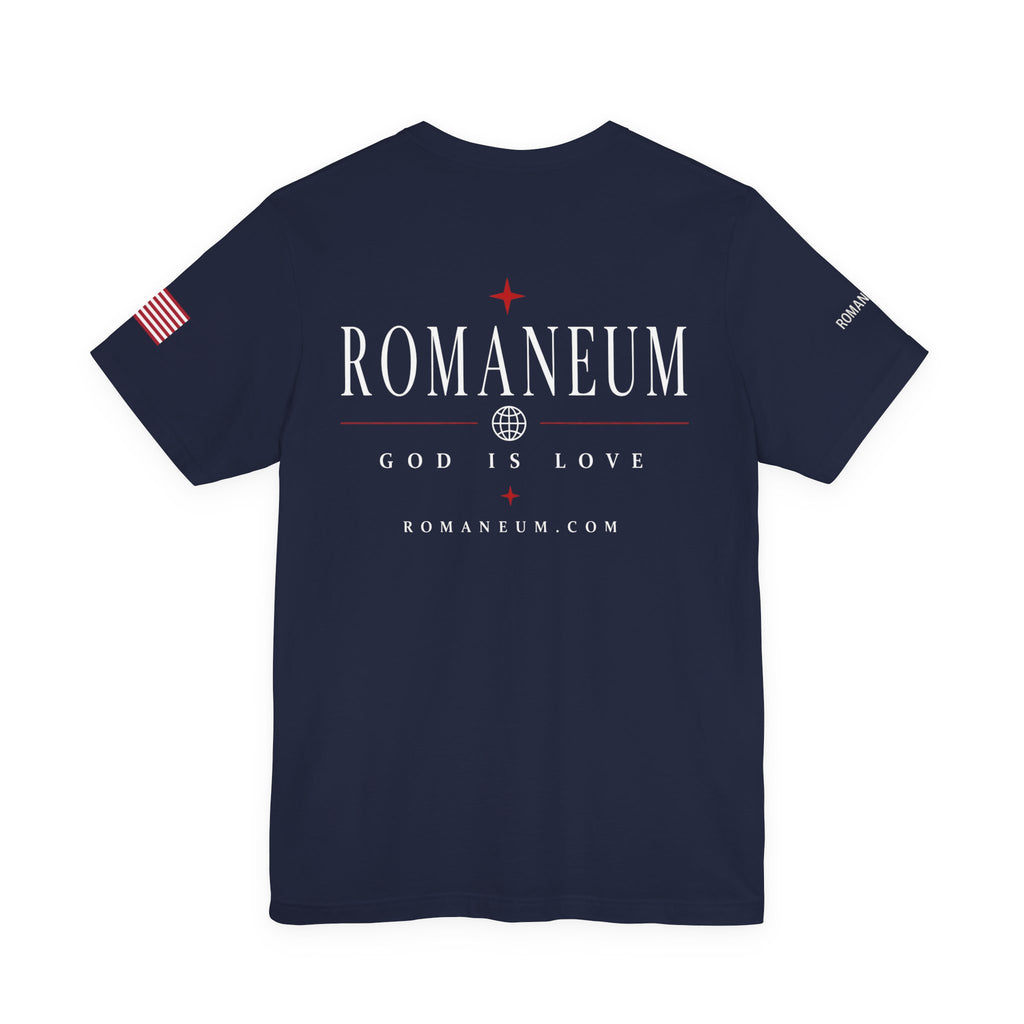 Romaneum 'AMOR/ROMA' God Is Love Graphic Tee