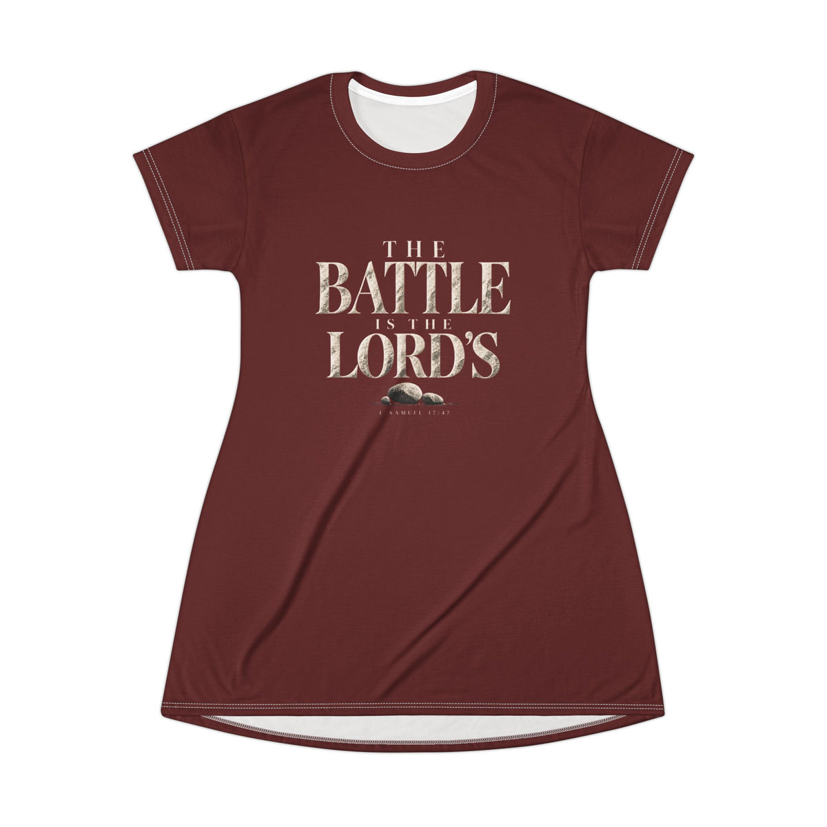 The Battle Is The Lord's T-Shirt Dress
