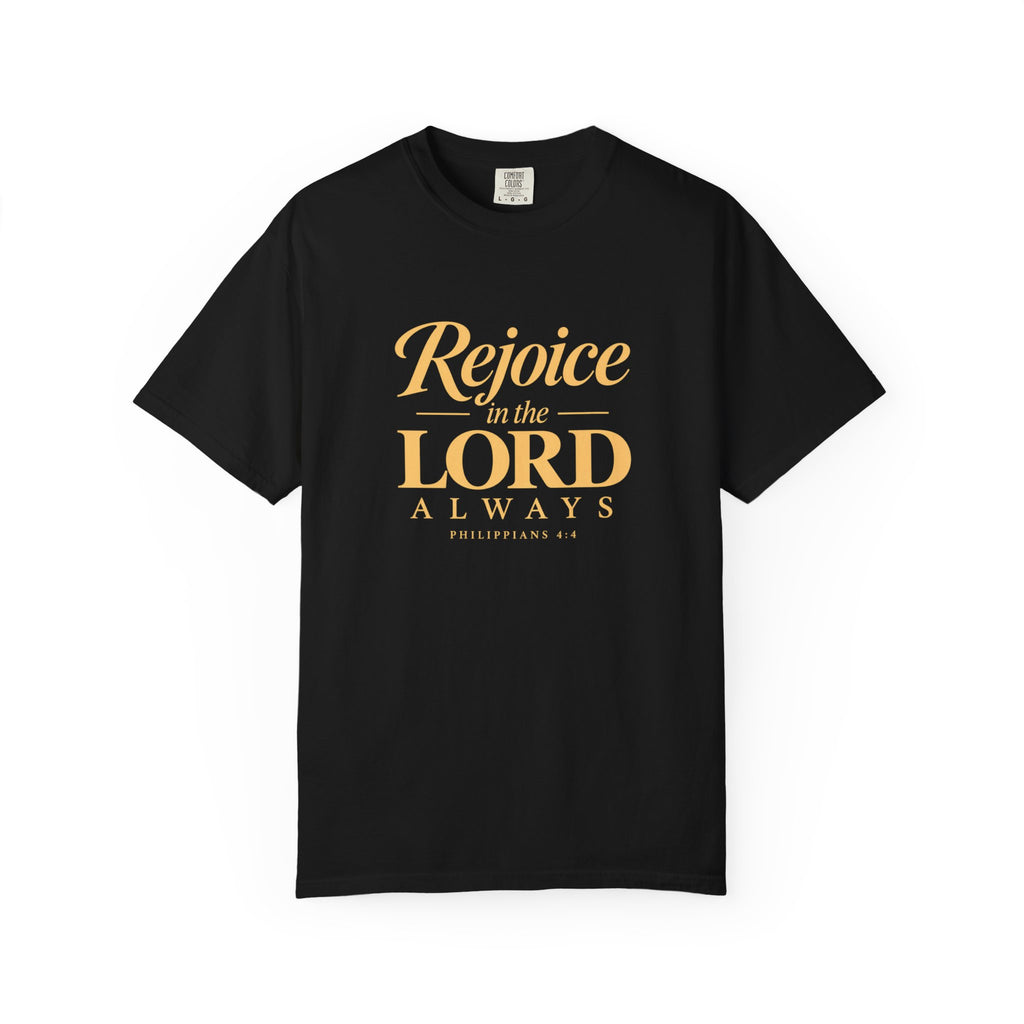 Rejoice in the Lord Always T-Shirt — Christian Faith Tee