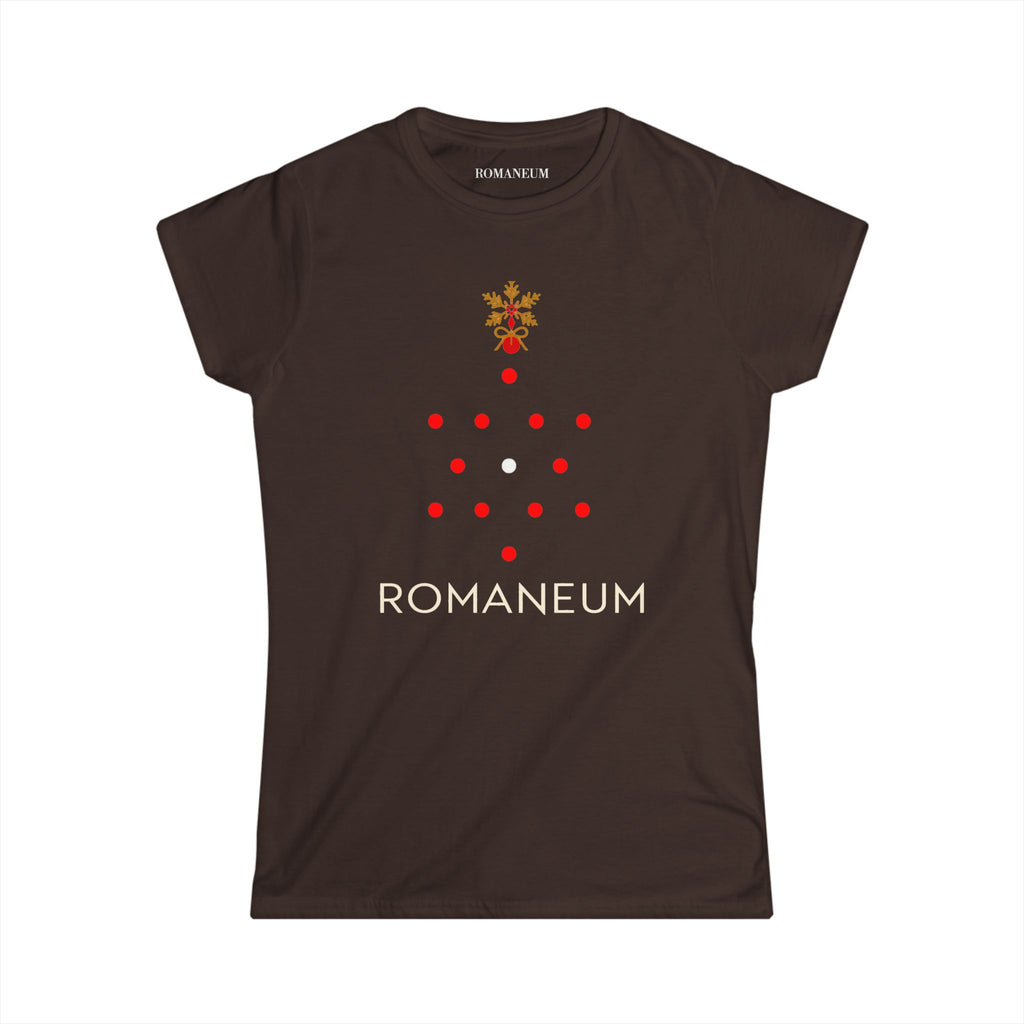 Women's Classic Black Tee Christmas Romaneum