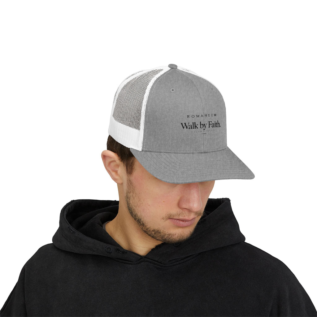 Romaneum Walk by Faith Snapback Trucker Cap