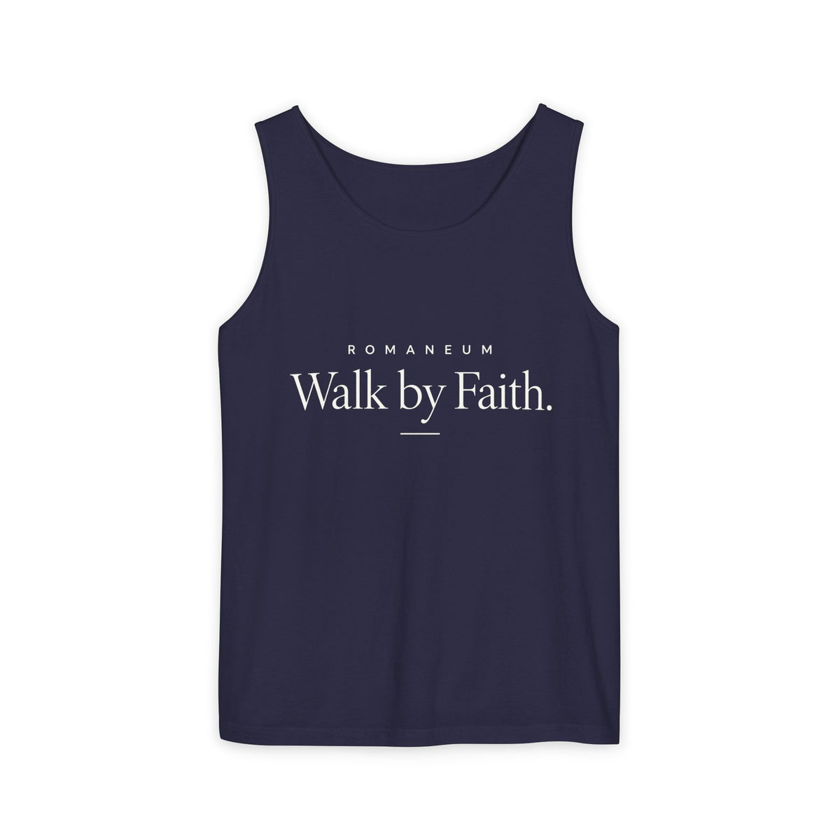 ROMANEUM Walk By Faith Tank Top