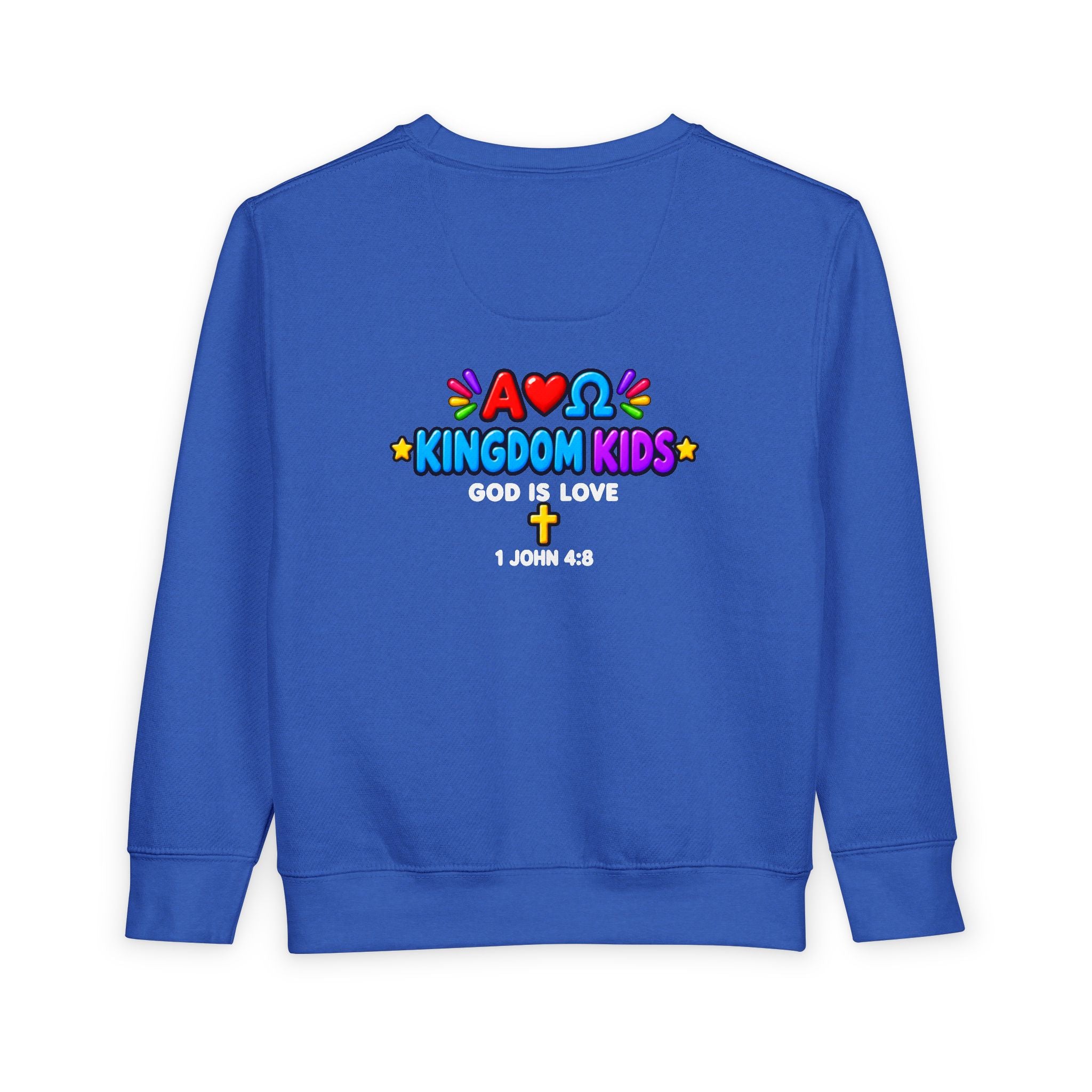 Toddler Sweatshirt — "Good News Toons" Kingdom Kids Crewneck