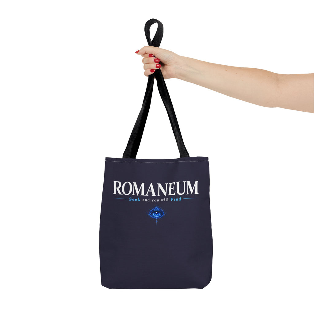 Romanеum Tote Bag — "Seek and You Will Find" Mystical Eye Canvas Tote