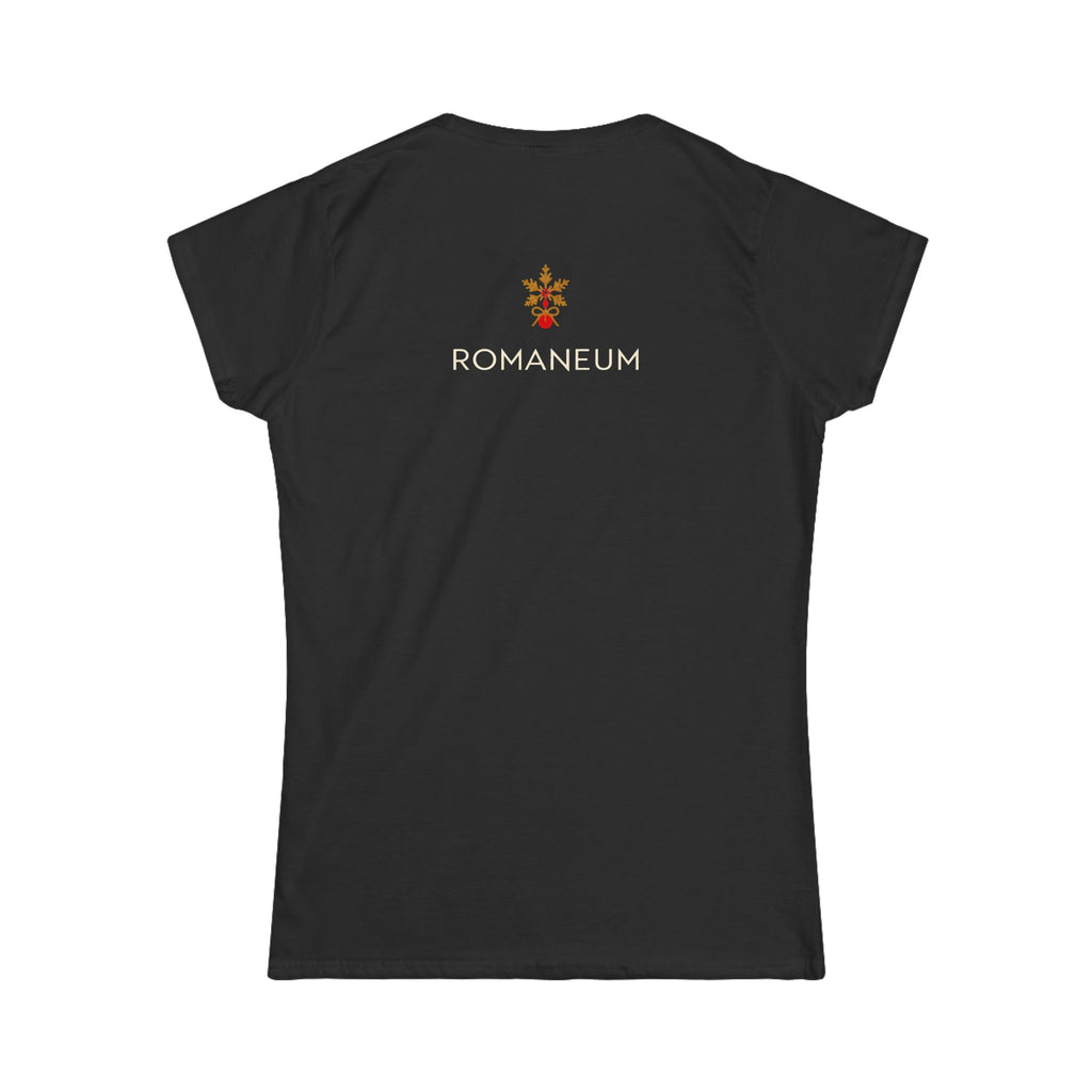 Women's Classic Black Tee Christmas Romaneum