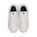 Think Like God Men's Low-Top Leather Sneakers — Classic White Casual Trainers