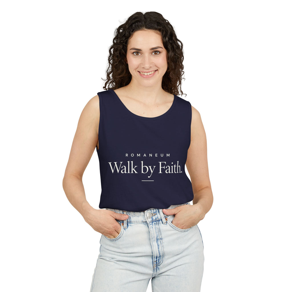 ROMANEUM Walk By Faith Tank Top
