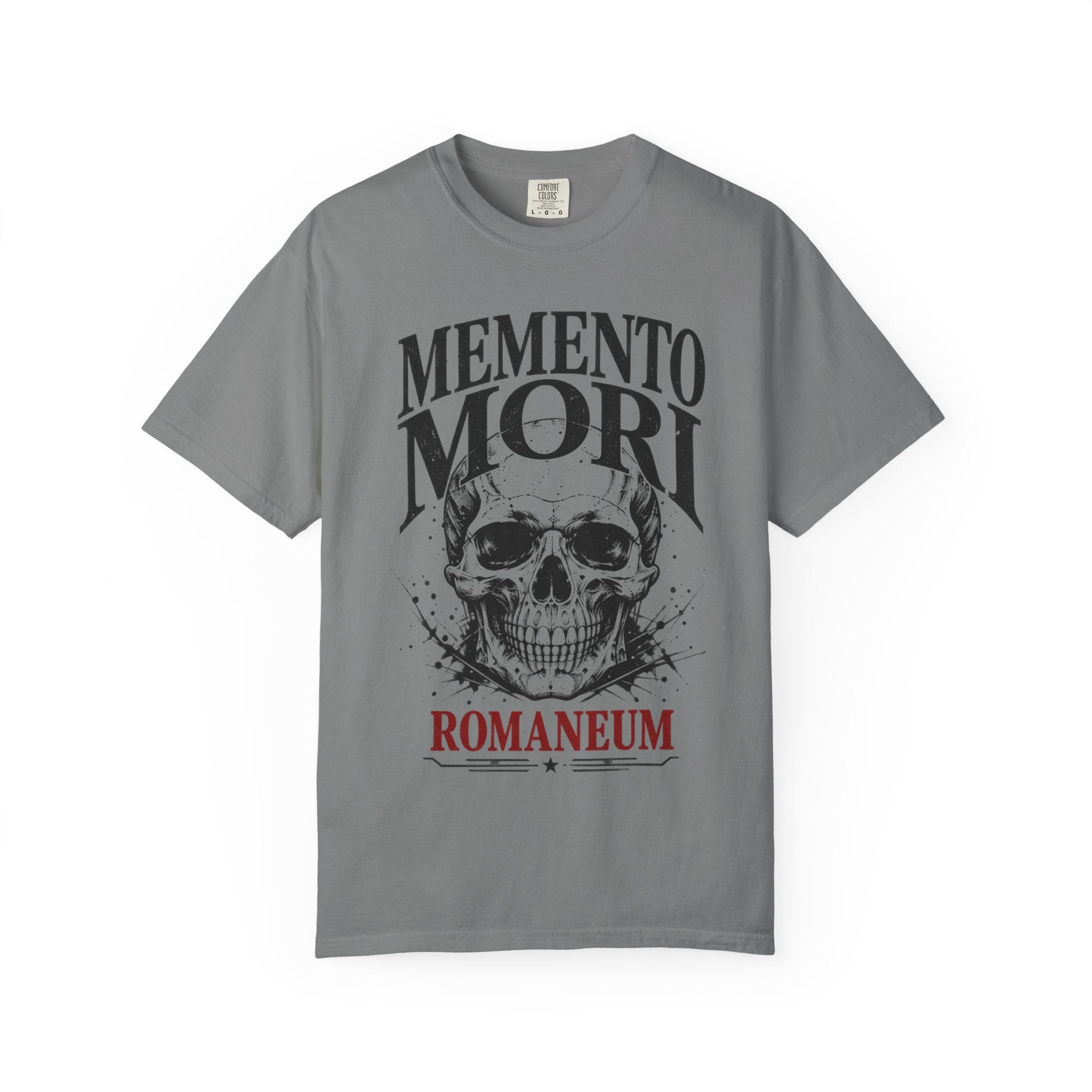 Memento Mori Skull T‑Shirt — Romaneum Gothic Graphic Tee