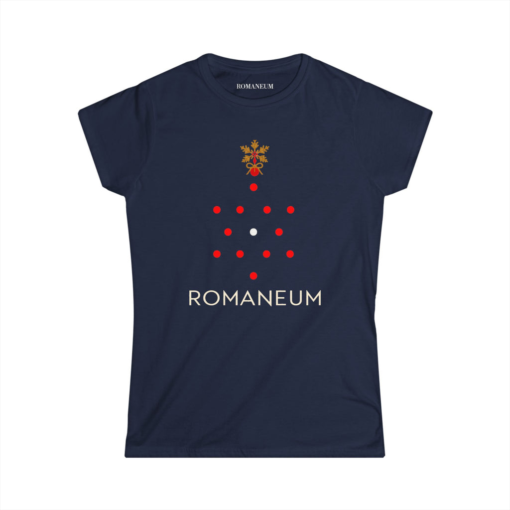 Women's Classic Black Tee Christmas Romaneum