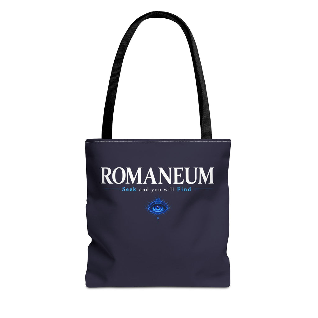 Romanеum Tote Bag — "Seek and You Will Find" Mystical Eye Canvas Tote