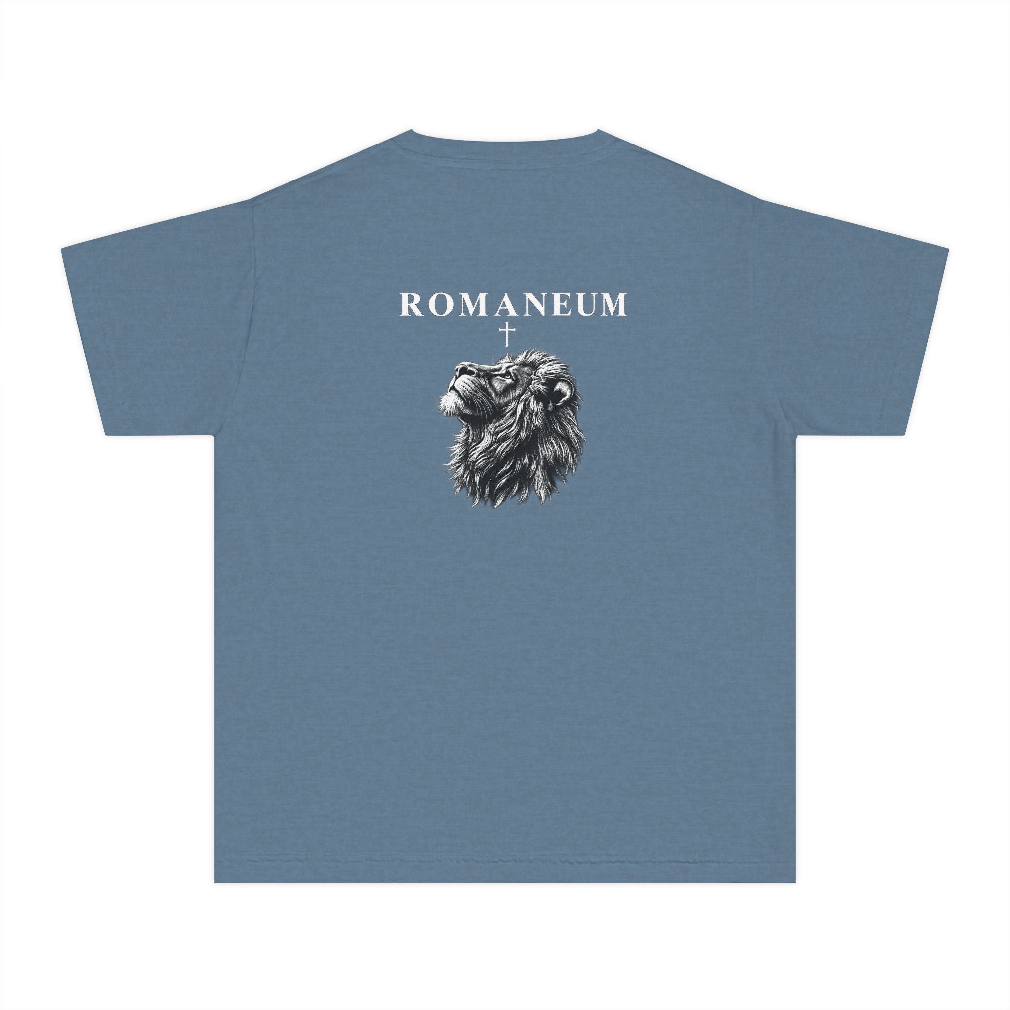 Youth Tee — "Romaneum Judah" Lion Graphic Shirt