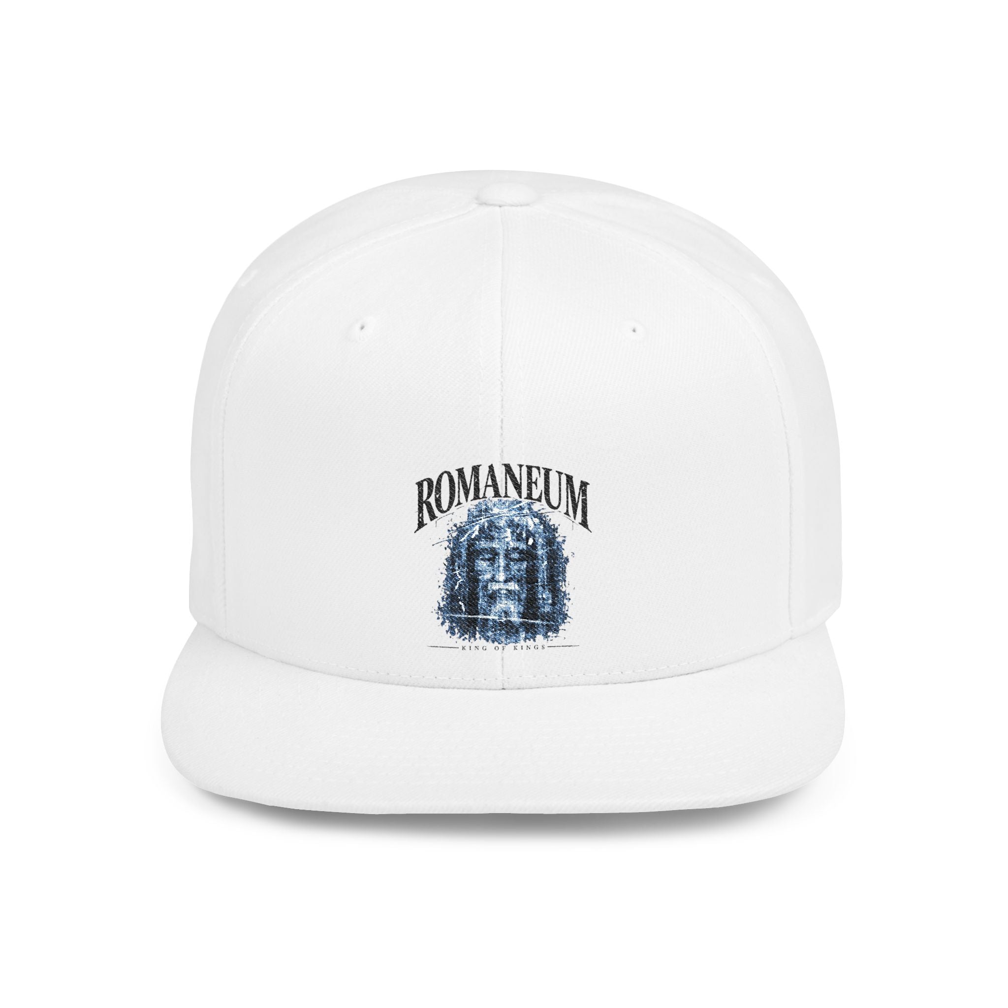 Romaneum Gothic Crest Flat-Bill Snapback Hat