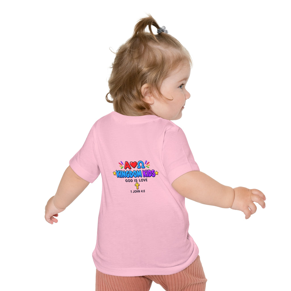 Baby T-Shirt — "Good News Toons" Kingdom Kids Tee (God Is Love)