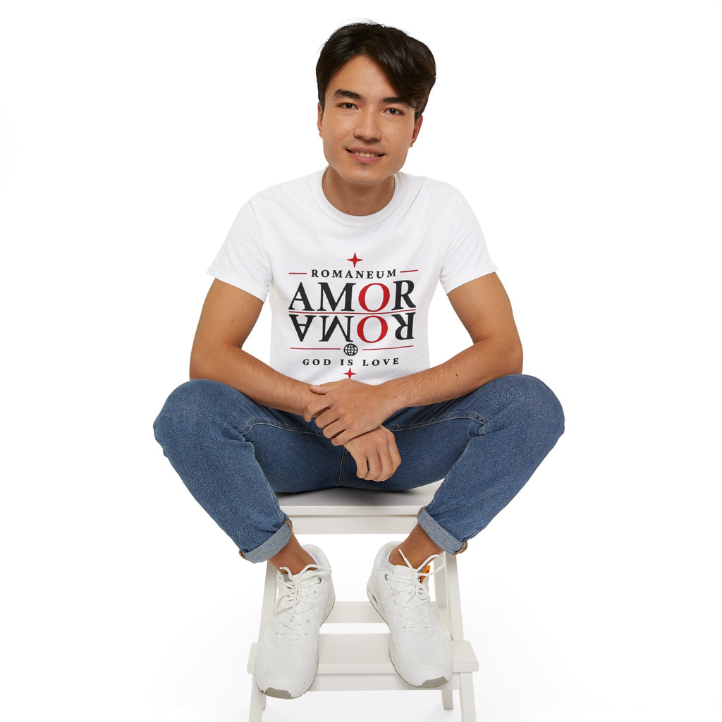 Romaneum AMOR/ROMA God Is Love Graphic Tee