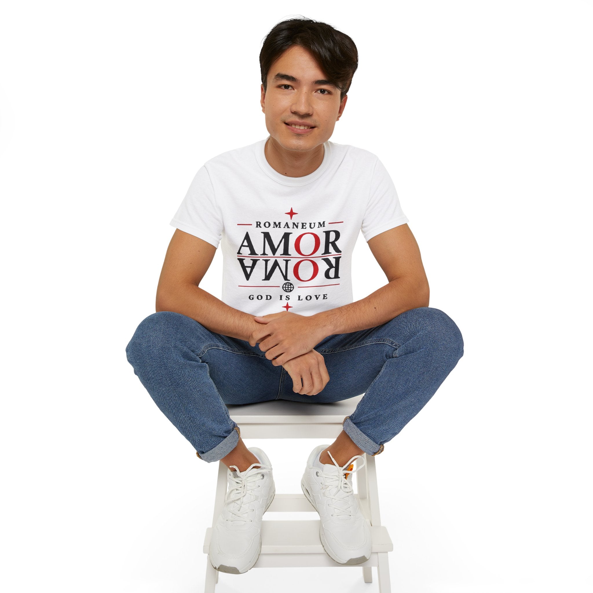Romaneum AMOR/ROMA God Is Love Graphic Tee