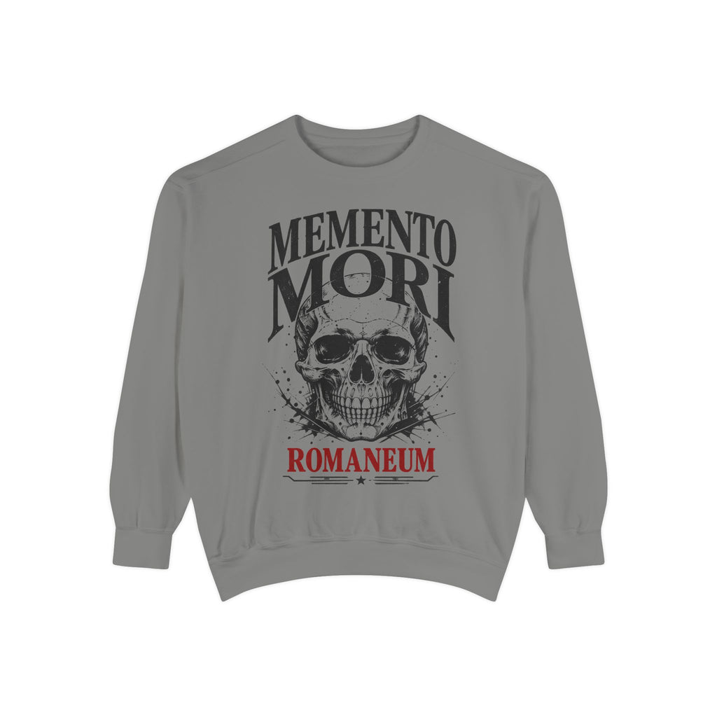 Memento Mori Sweatshirt — Gothic Skull Romaneum Crewneck