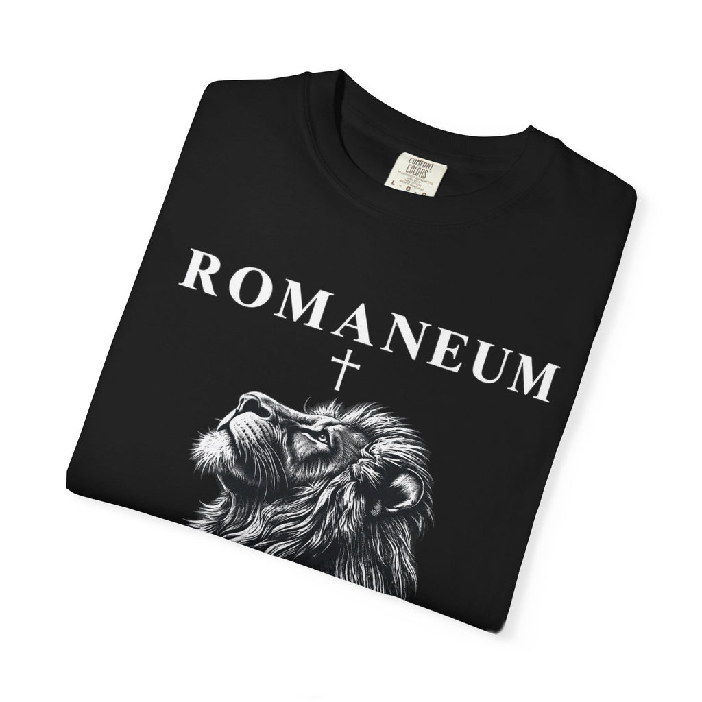 Romaneum Judah Lion T-Shirt — "The Lion Has Triumphed" Christian Tee
