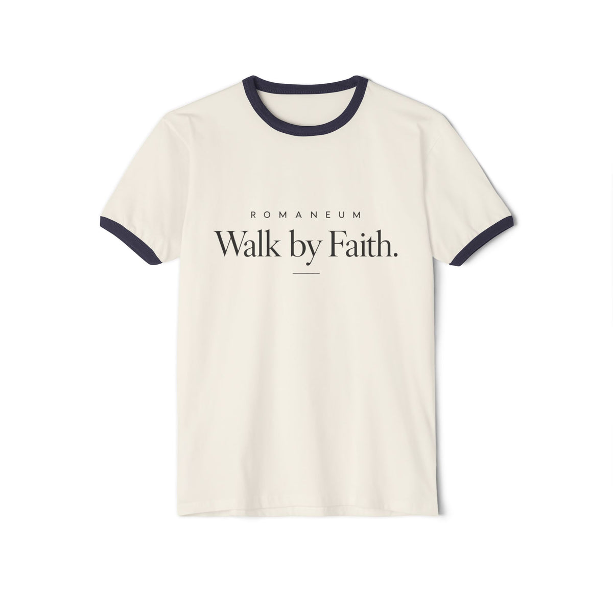 ROMANEUM Walk by Faith Ringer T-Shirt