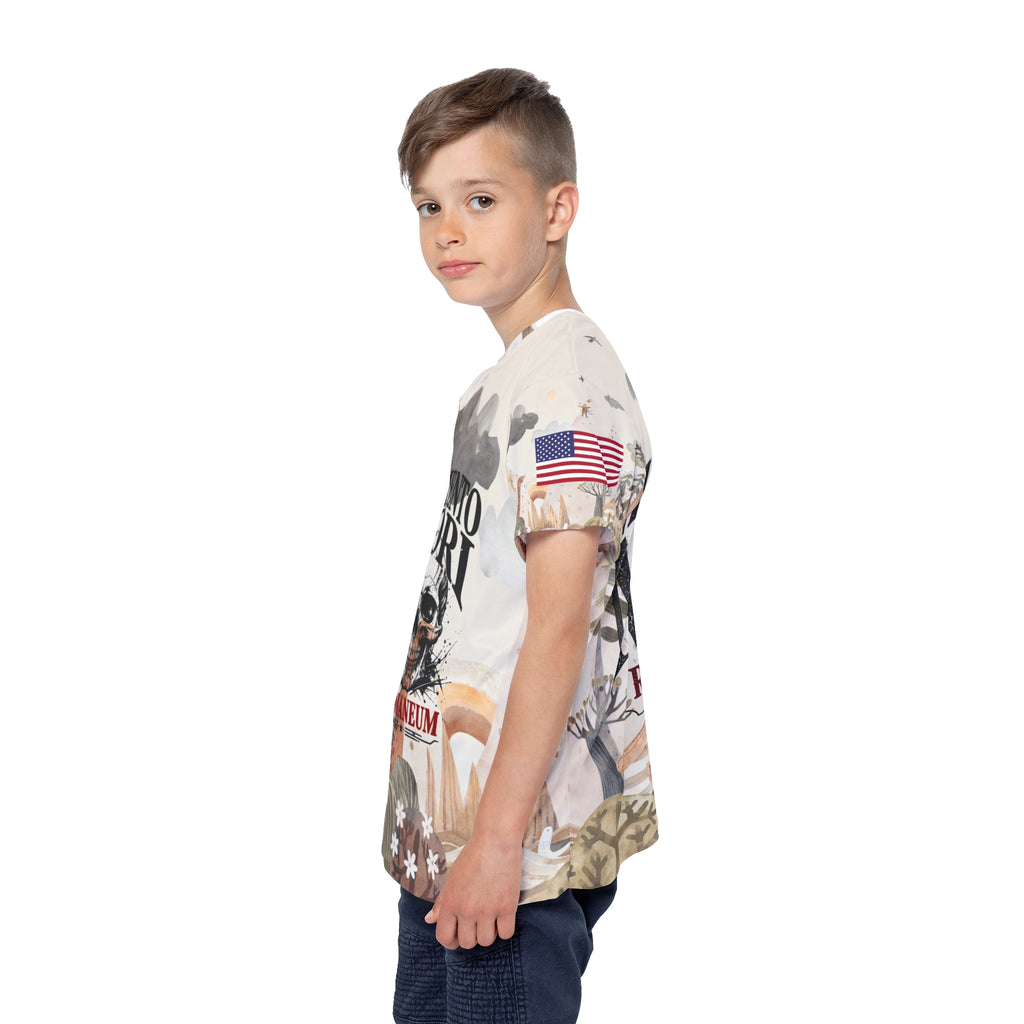 Kids Jersey – "Memento Mori" Romaneum Skull All-Over Print