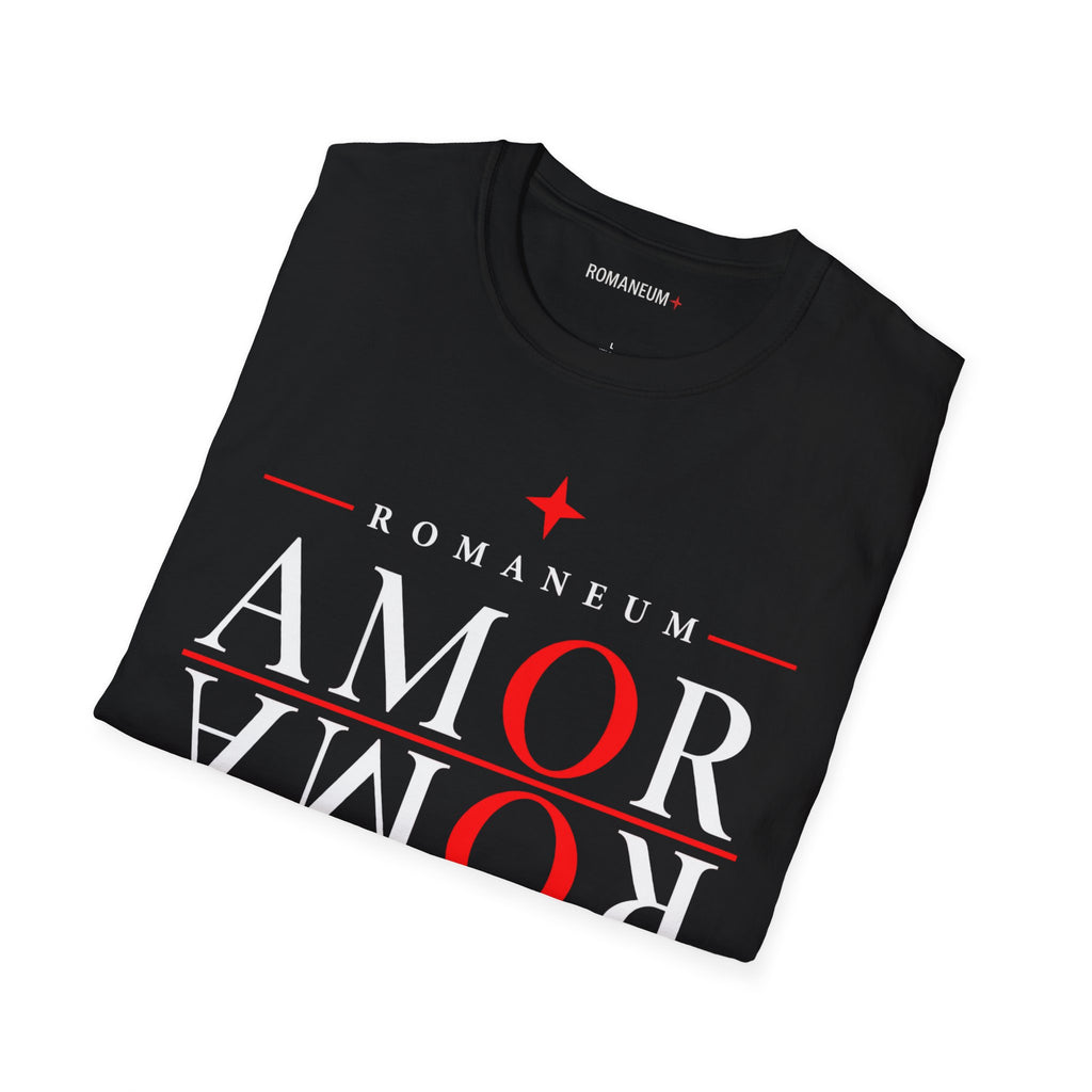Amor/Roma 'ROMANEUM' Graphic T‑Shirt — 'AMOR' Reflection Design (God Is Love)