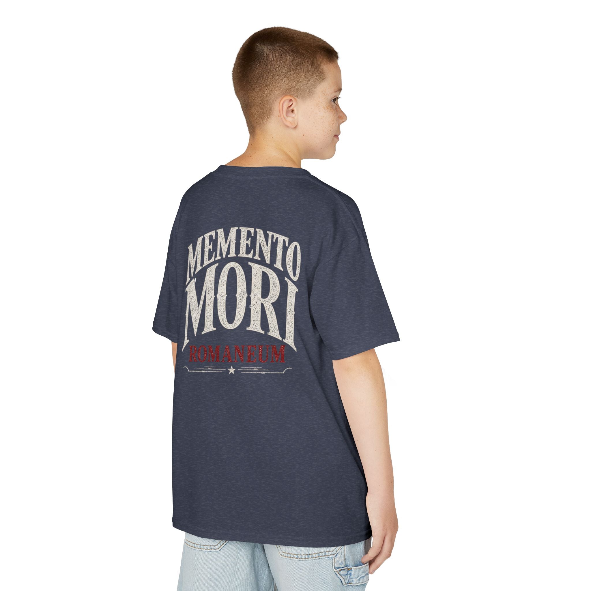 Kids T-Shirt — "Memento Mori" Skull Romaneum Tee