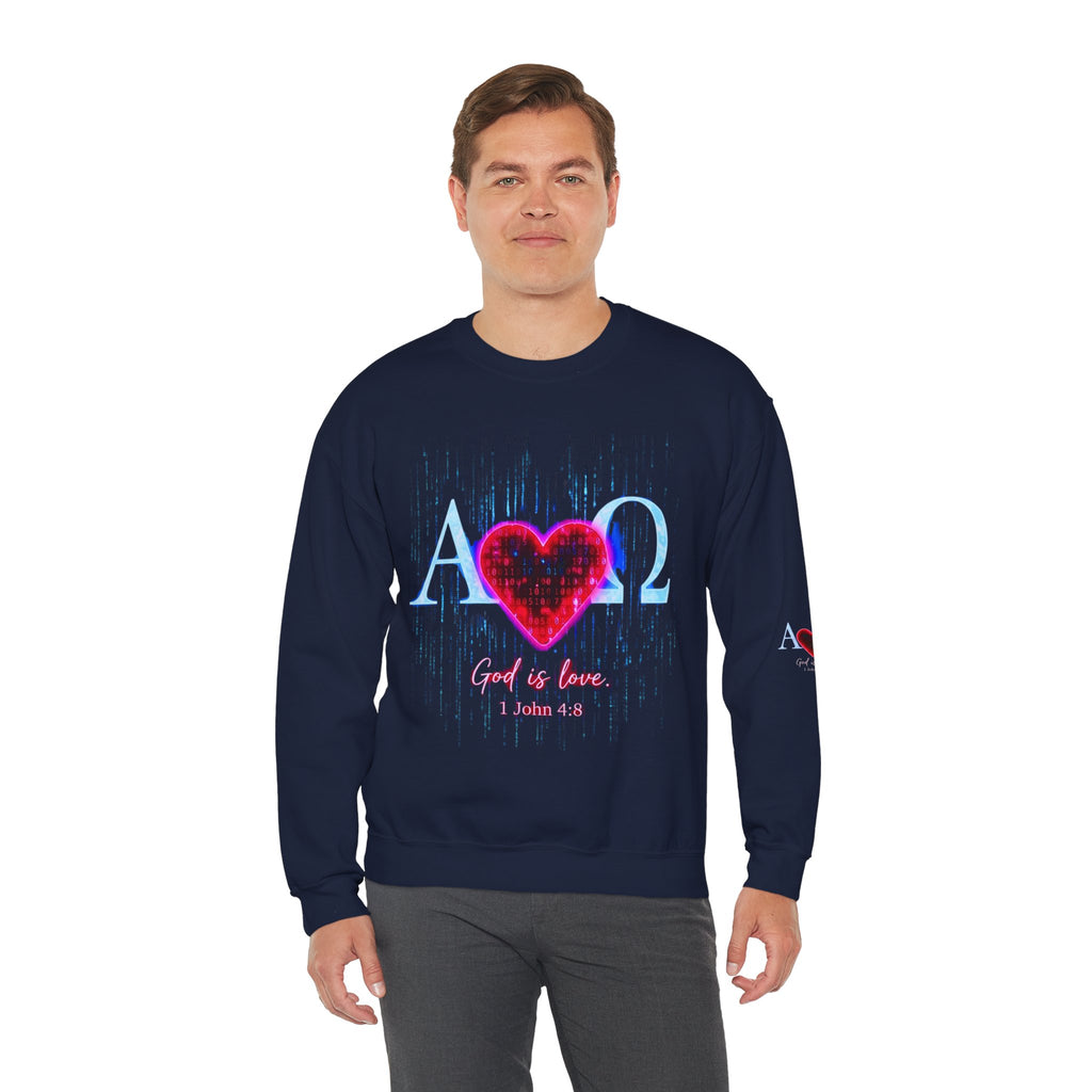 Alpha Omega Heart Sweatshirt ROMANEUM
