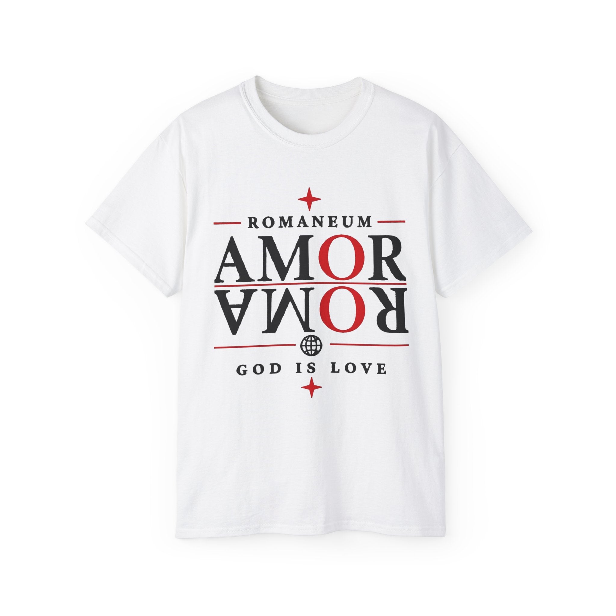 Romaneum AMOR/ROMA God Is Love Graphic Tee