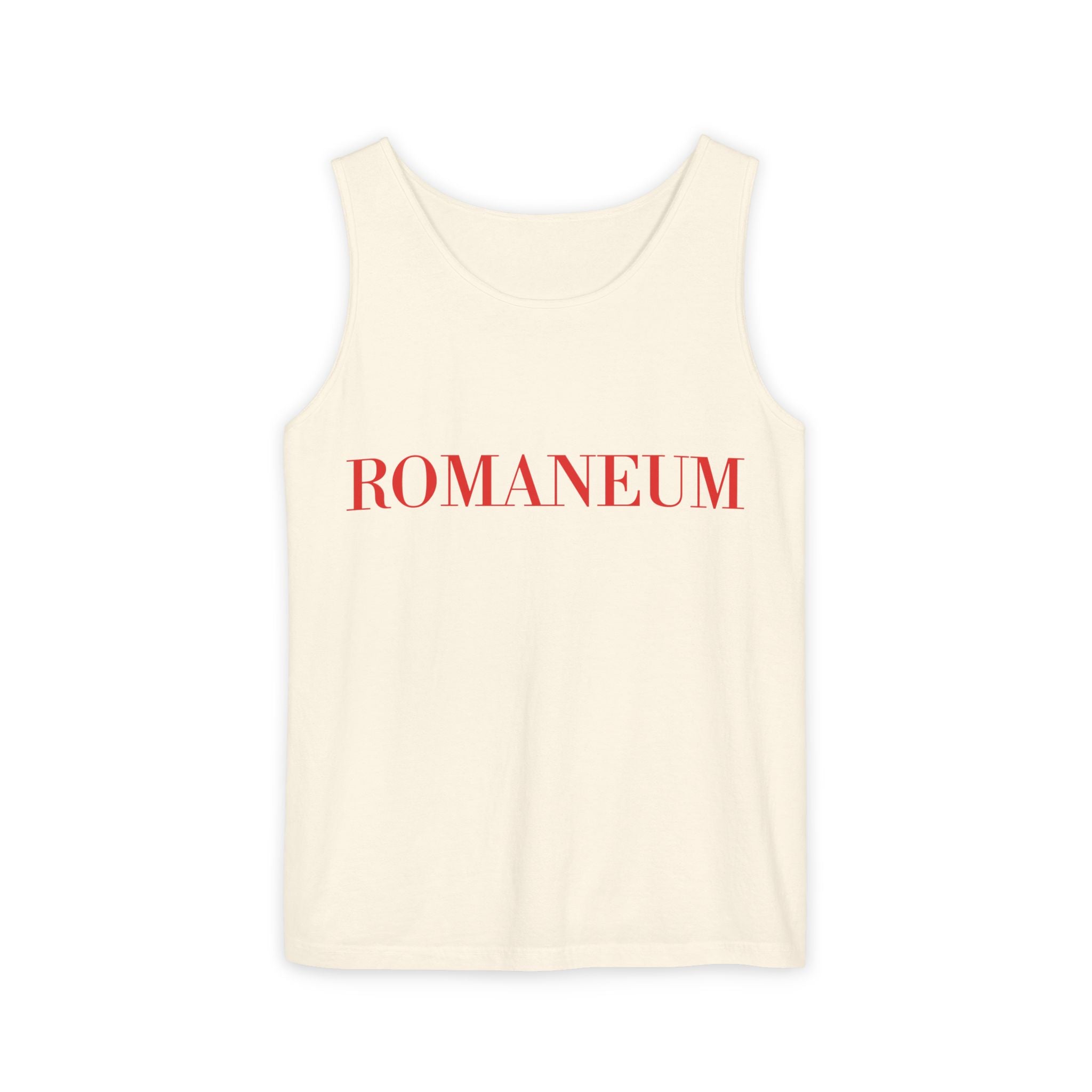Romaneum Tank Top — Minimalist Classic Logo Tank
