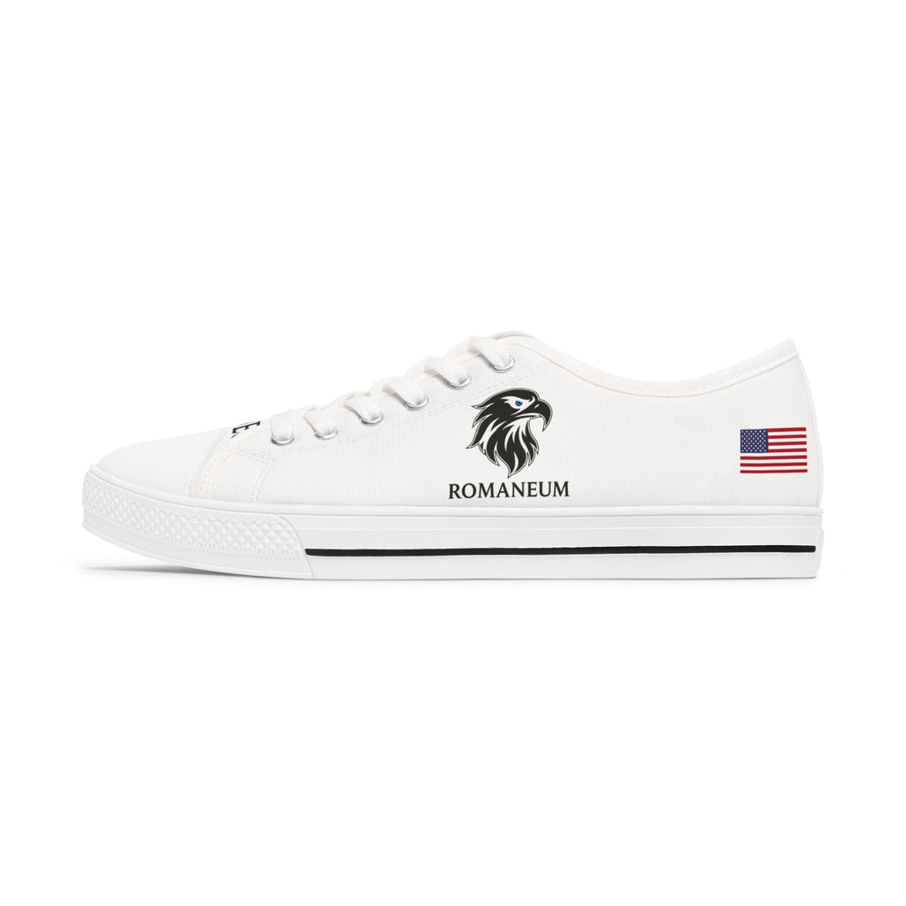 Romananeum Eagle Logo Top Sneakers | American Flag Accent