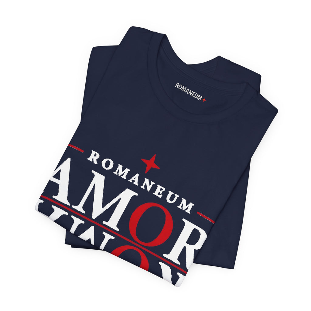 Romaneum 'AMOR/ROMA' God Is Love Graphic Tee