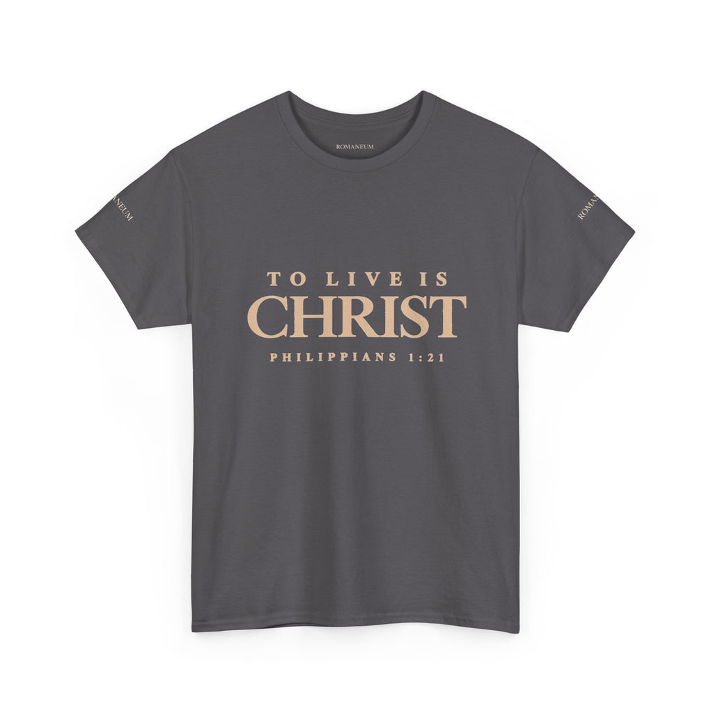 Romaneum Tee - "To Live Is Christ"