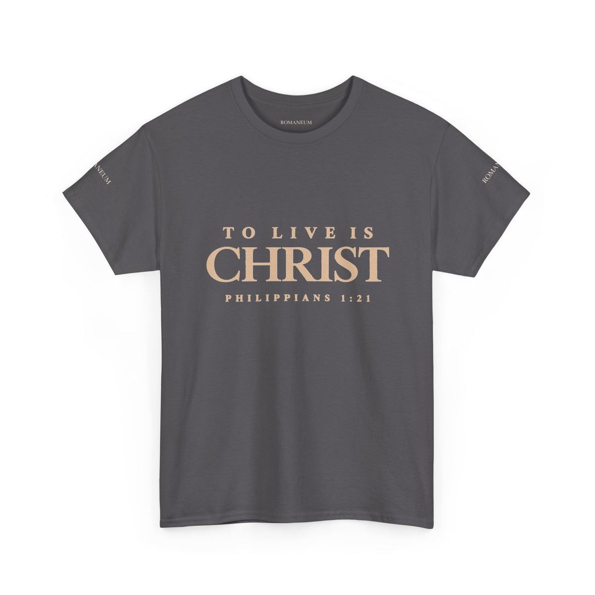 Romaneum Tee - "To Live Is Christ"